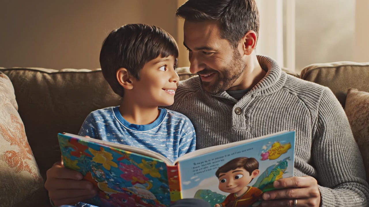 Ejemplo de cuento personalizado CucuCuentos con niño como protagonista