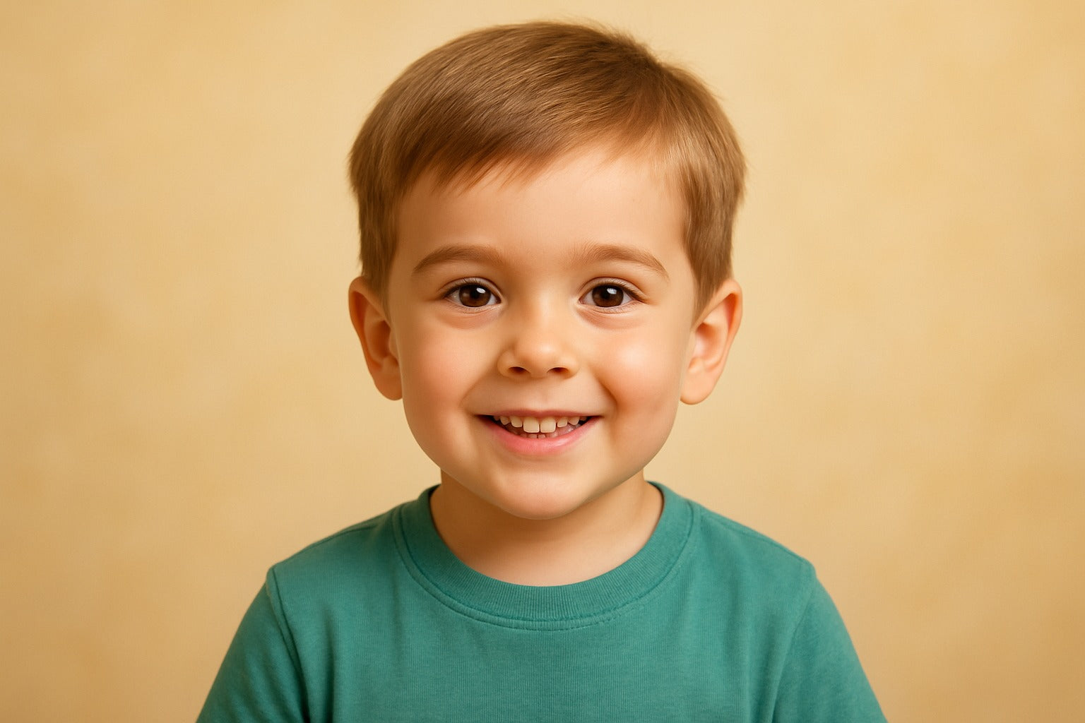 Niño sonriente para personalizar cuento CucuCuentos